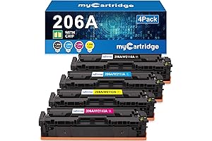 HP LaserJet Pro MFP M283FDW Toner Cartridges 206A 4-Pack