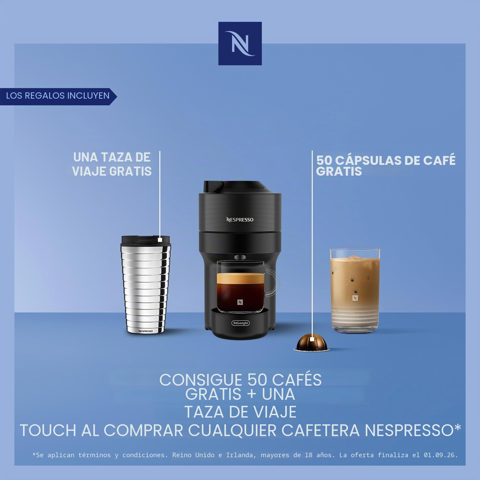 Nespresso, Vertuo, Altissio Diavollito Voltesso, Paquete de 3 cajas con 30 cápsulas