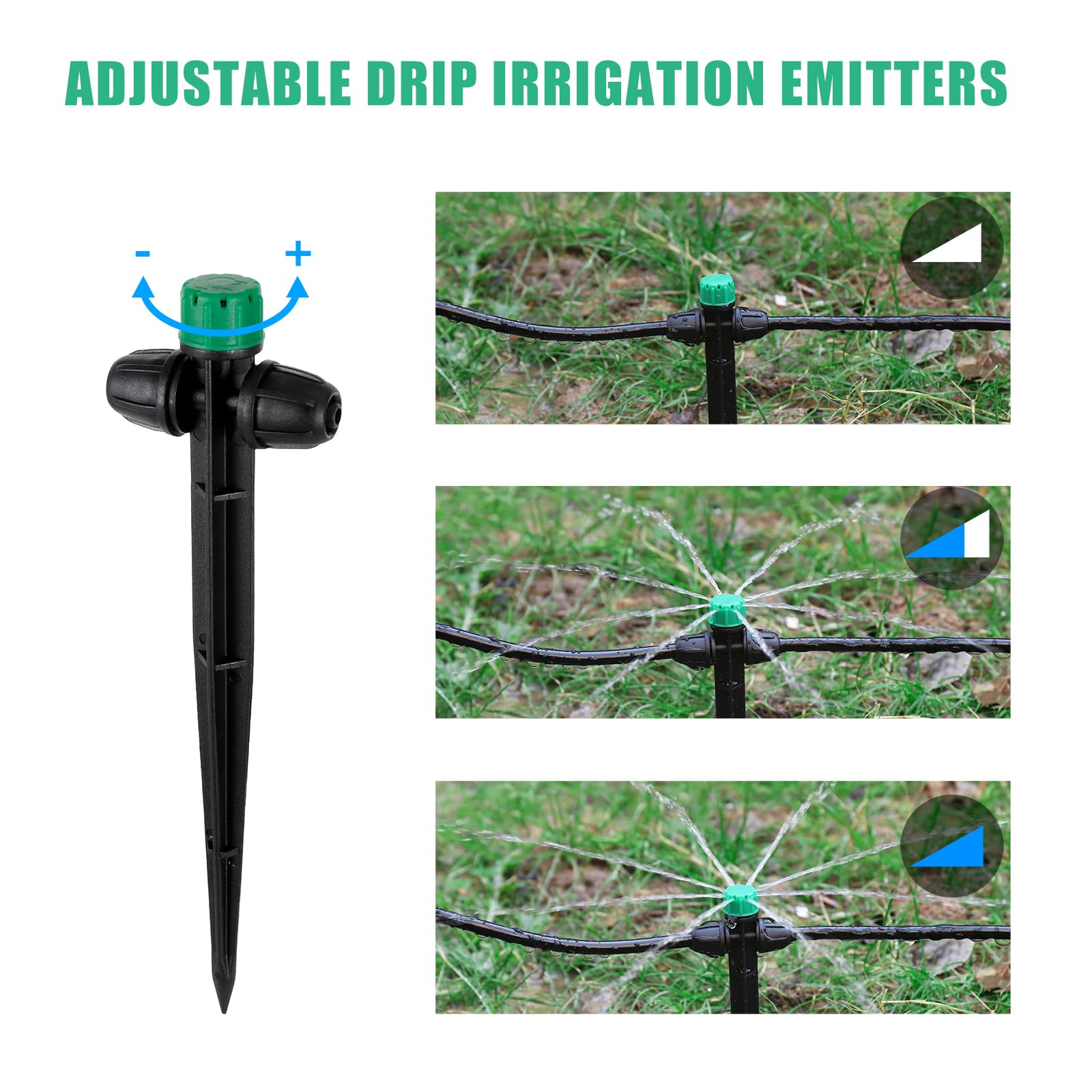 Plastic Plant Water Emitters 12-Pack Drip Irrigation Emitters ...