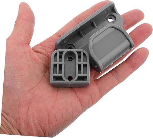 Miniatura 4 de DECHOUS Kit de herrajes para puerta retráctil, piezas de repuesto de barrera de seguridad de plástico con accesorios perforados, fácil instalación