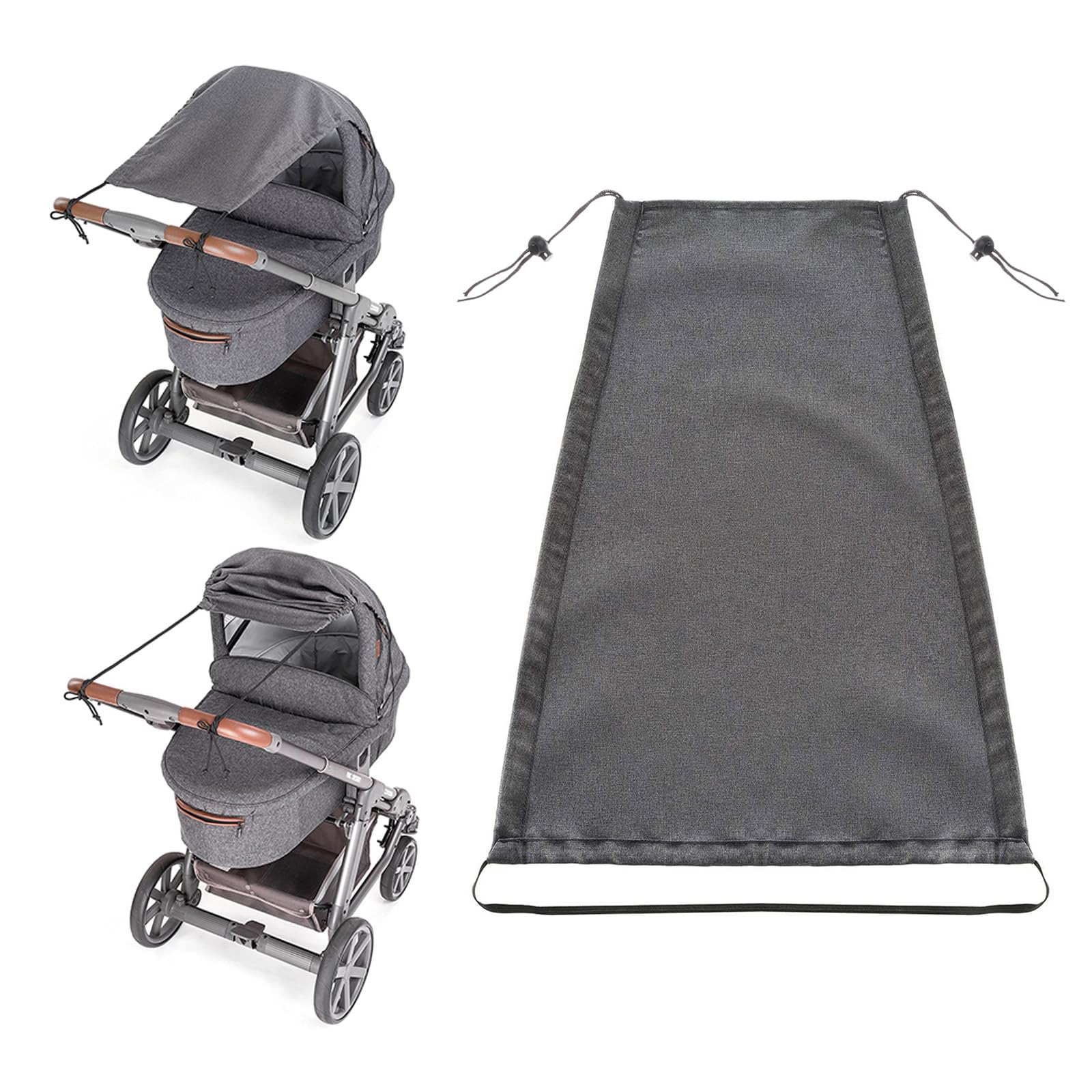 hokojix Baby Stroller Waterproof Sunshade UV for Protection Cover Canopy Awnin
