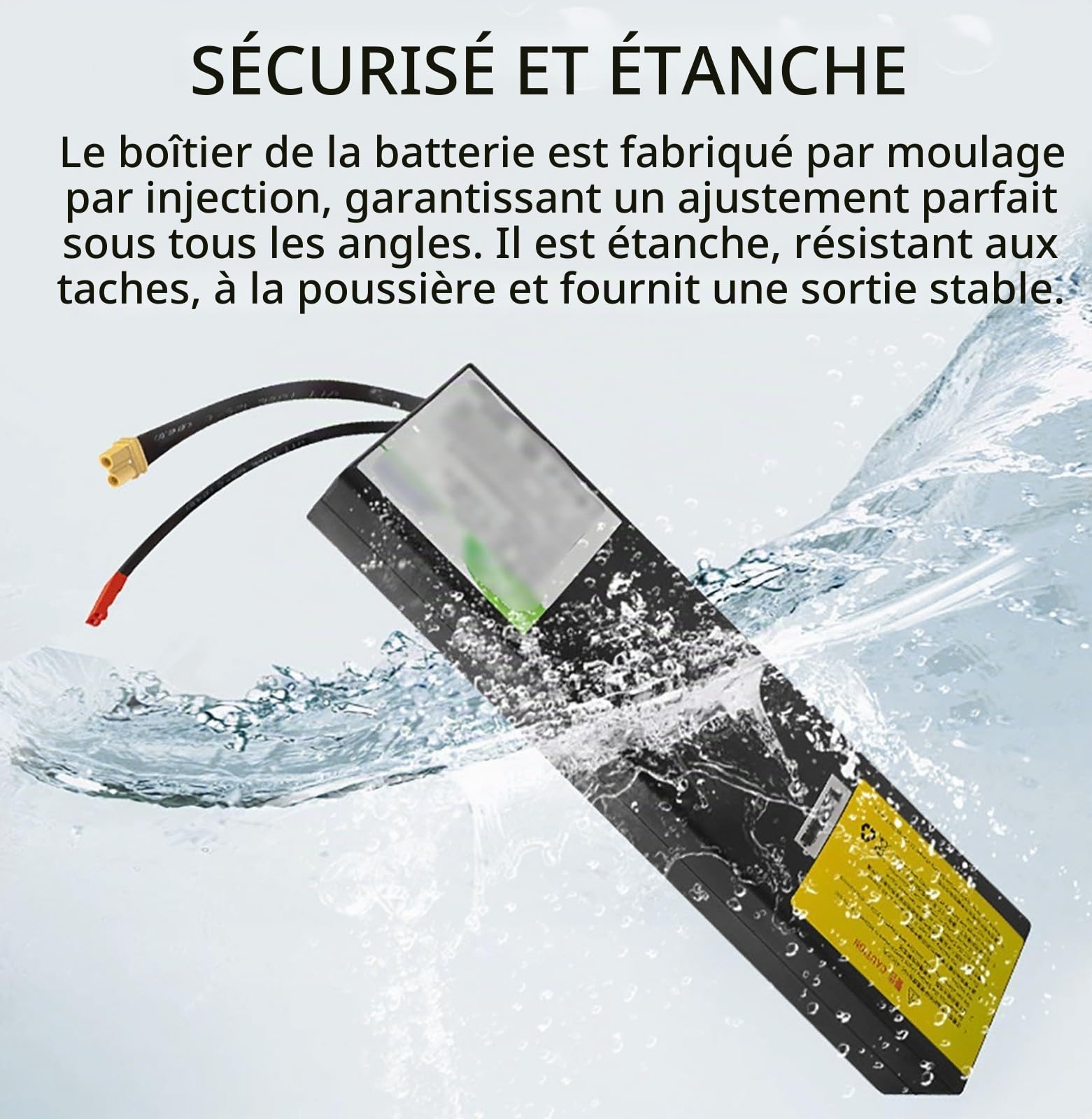 Batterie pour Trottinette Électrique Batterie Haute Capacité 36V 6Ah 7.8Ah 9Ah 9.6Ah, Batterie De Remplacement Étanche 36V pour 50W-350W Moteur