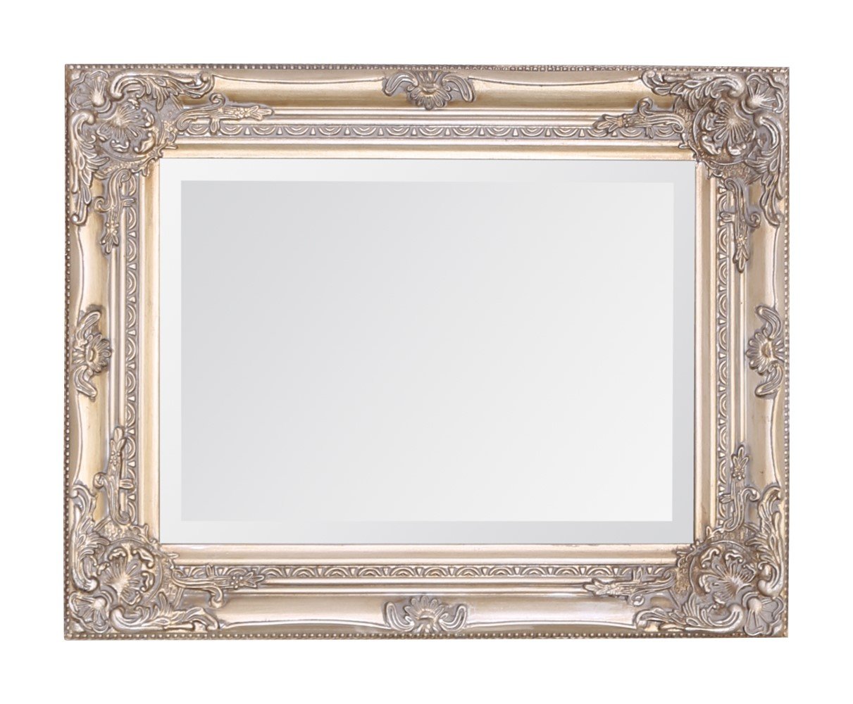 Select Mirrors Spiegel Rhône Vintage Französisch Barock Antik Stil 42cm x 53cm Shabby Chic Wohndeko (Antiker Champagner)