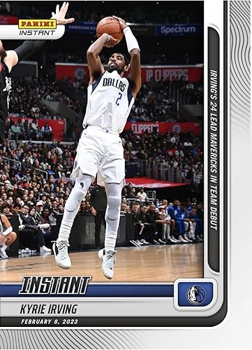 2022-23 Panini Instant Kyrie Irving #109- Irving’s 24 Lead Mavericks in Team Debut- 1st Card in Mavericks Uniform- 2/8/23-Basketball Trading Card-