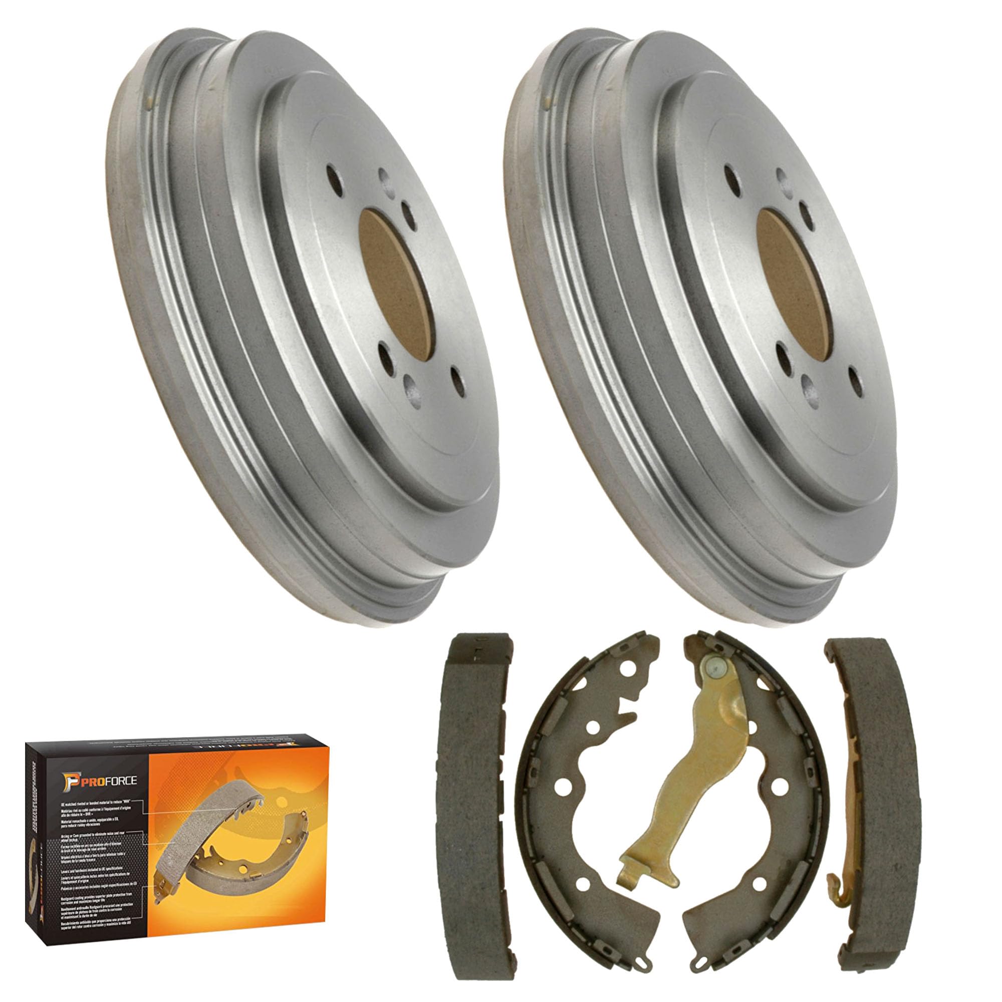 Stirling [REAR] Quality Brake Drums And Shoes Kit For Kia Rio5 2006