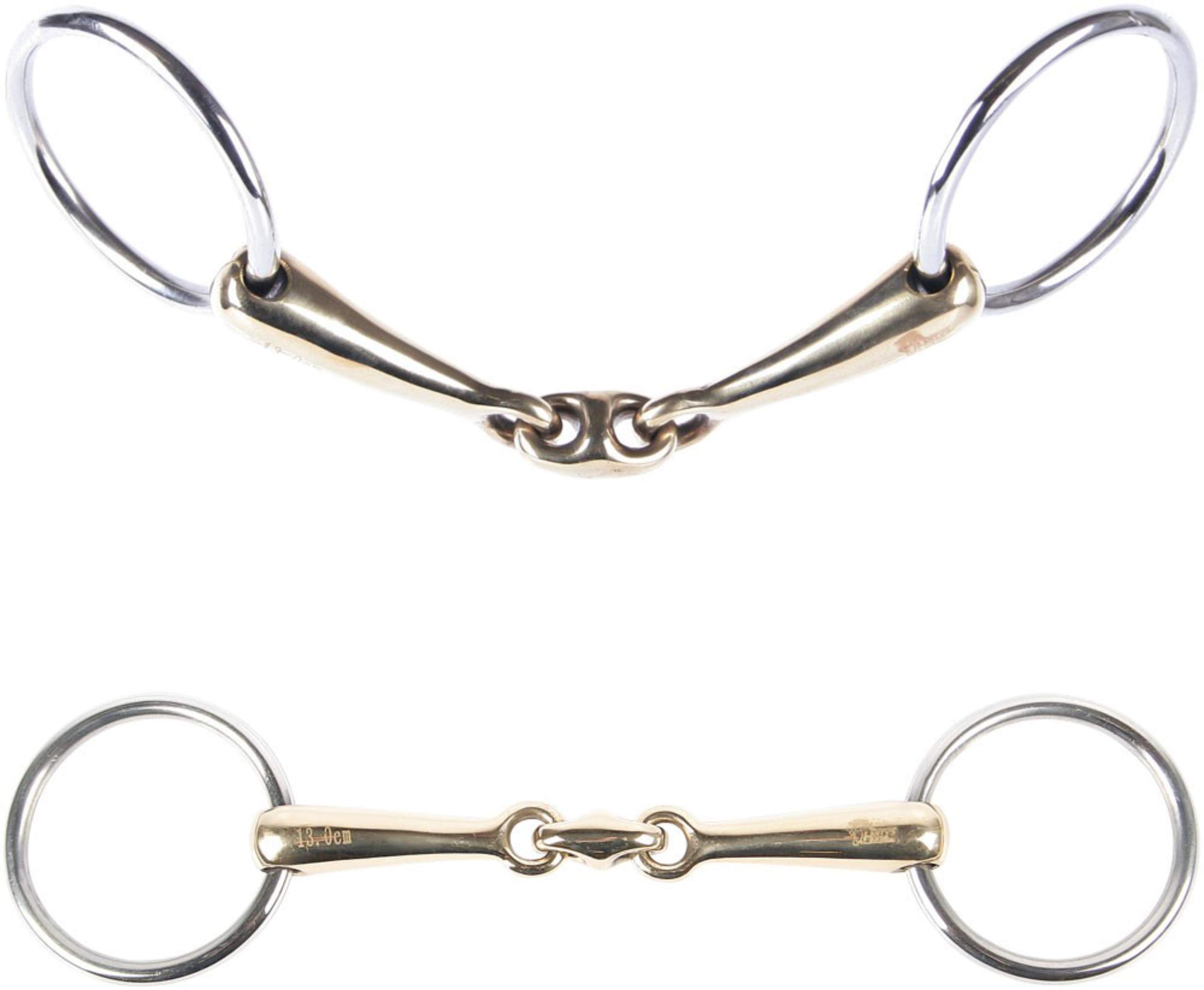 Unterlegtrense Harry's Horse O-Link GB 13.0 mors de bride pour embouchure