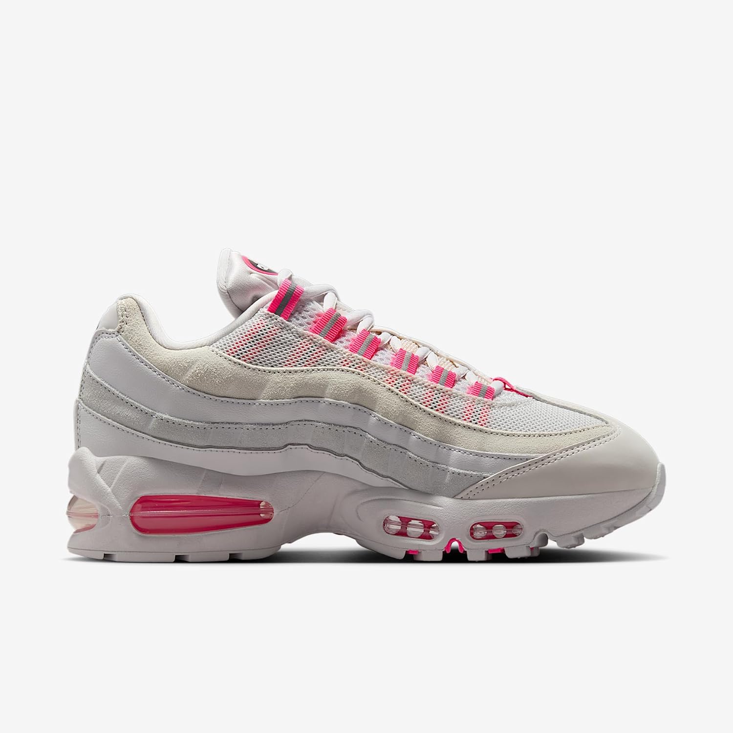Nike Air Max 95 Women's Shoes (Vast Grey/Pure Platinum/Platinum Tint/Hyper Pink)