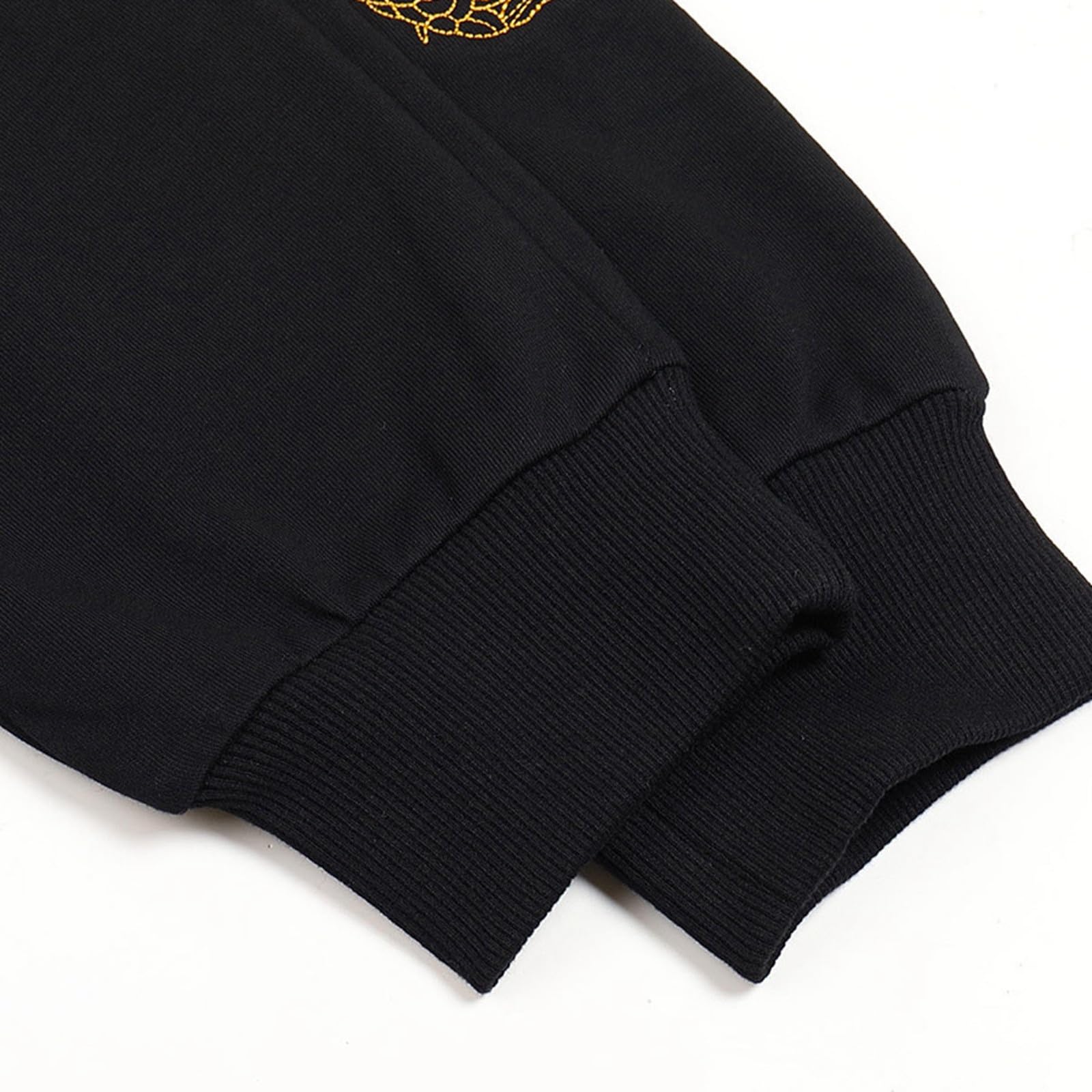 Generisch Pantalones de chándal para hombre y mujer con el mismo bordado de dragón, pantalones casuales, pantalones deportivos largos