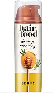 Hair Food Hemp Extract & Manuka Honey Leave in Conditioner & Repair Serum, Repairing Product for Dry, Damaged Hair, 5.1 Fl Oz