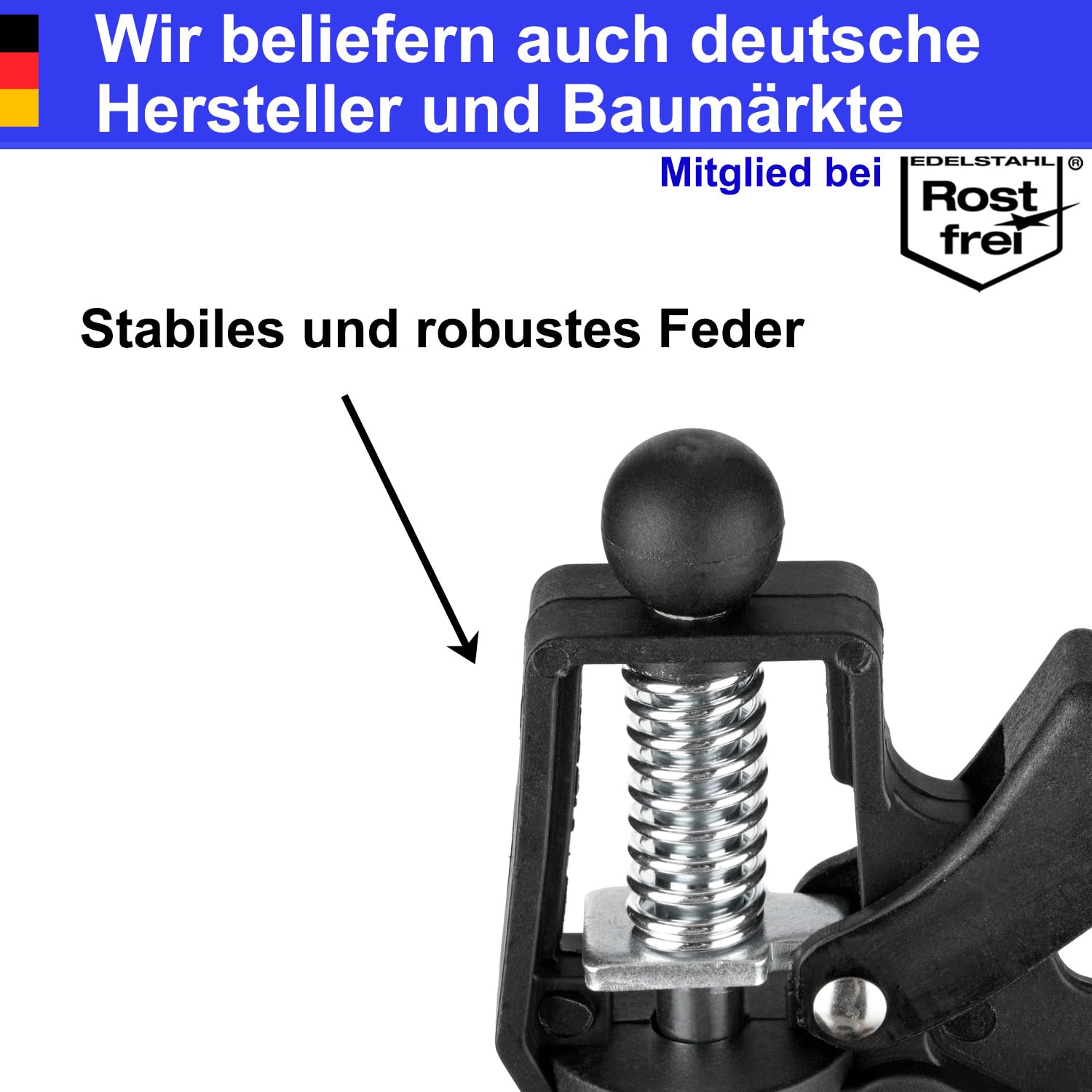 2 Stk. Deckenstütze Montagestütze 115-290cm Schnellspannstütze Türspanner Einhand- Stütze Teleskopstange Zargenspanner 30kg Stahl