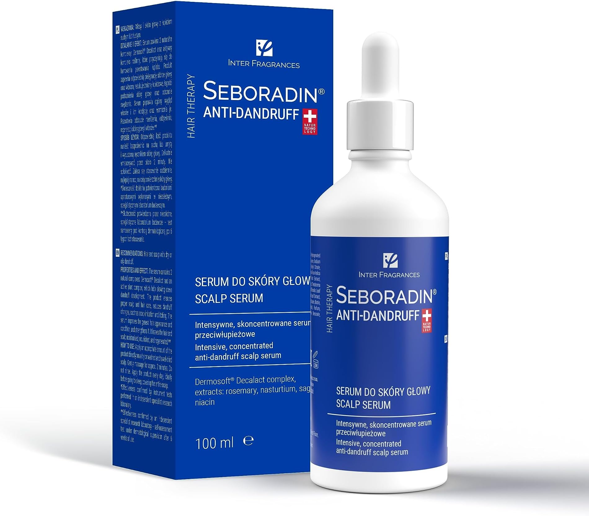 Seboradin Anti-Dandruff Hair Serum Itchy Dry Scalp Serum Care Tonic Itching Relief Hair Tonic 100 ml