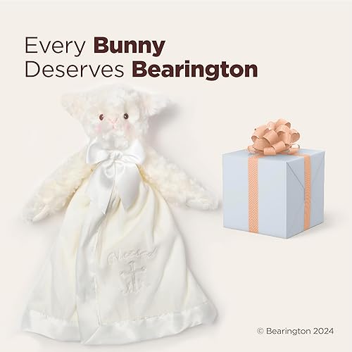 Miniatura 5 de Cobija Bearington para bebé, Lovey 15 pulgadas, S, Blanco