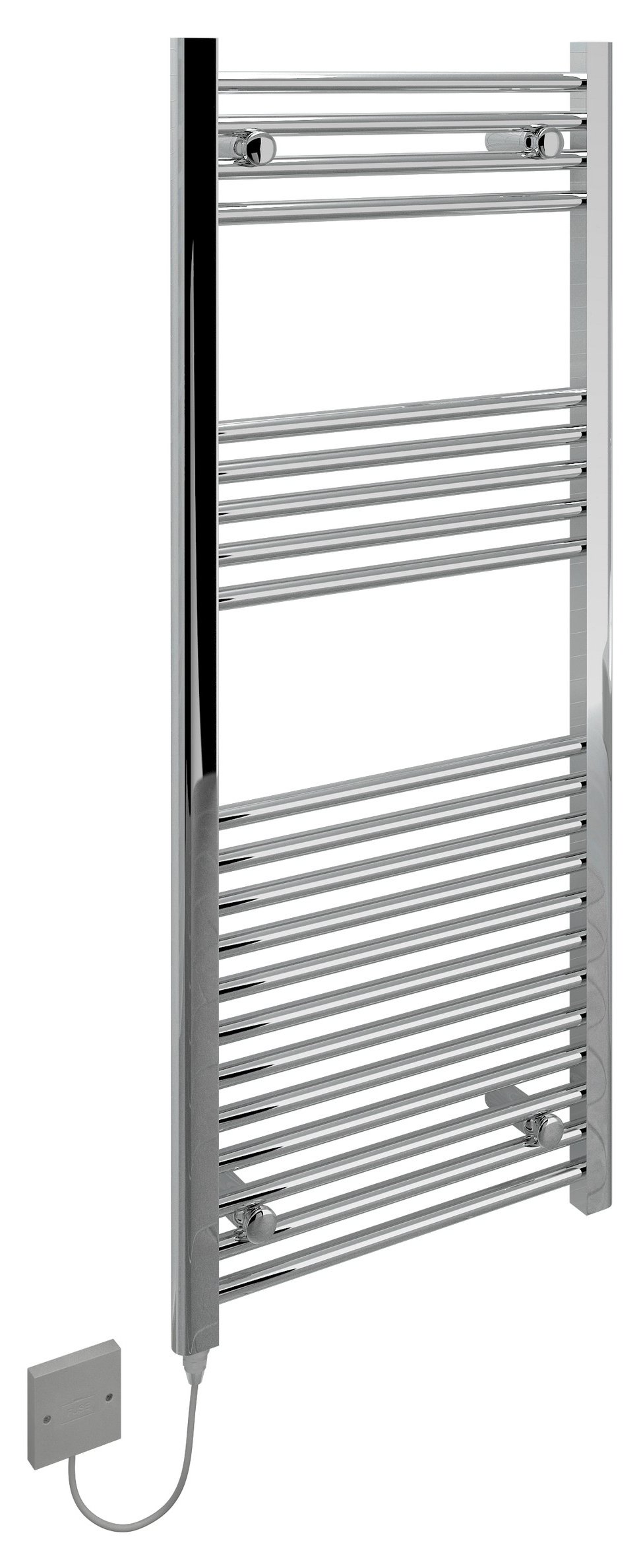 Kudox Straight Lst Chrome Electric Towel Warmer 500Mm X 1200Mm