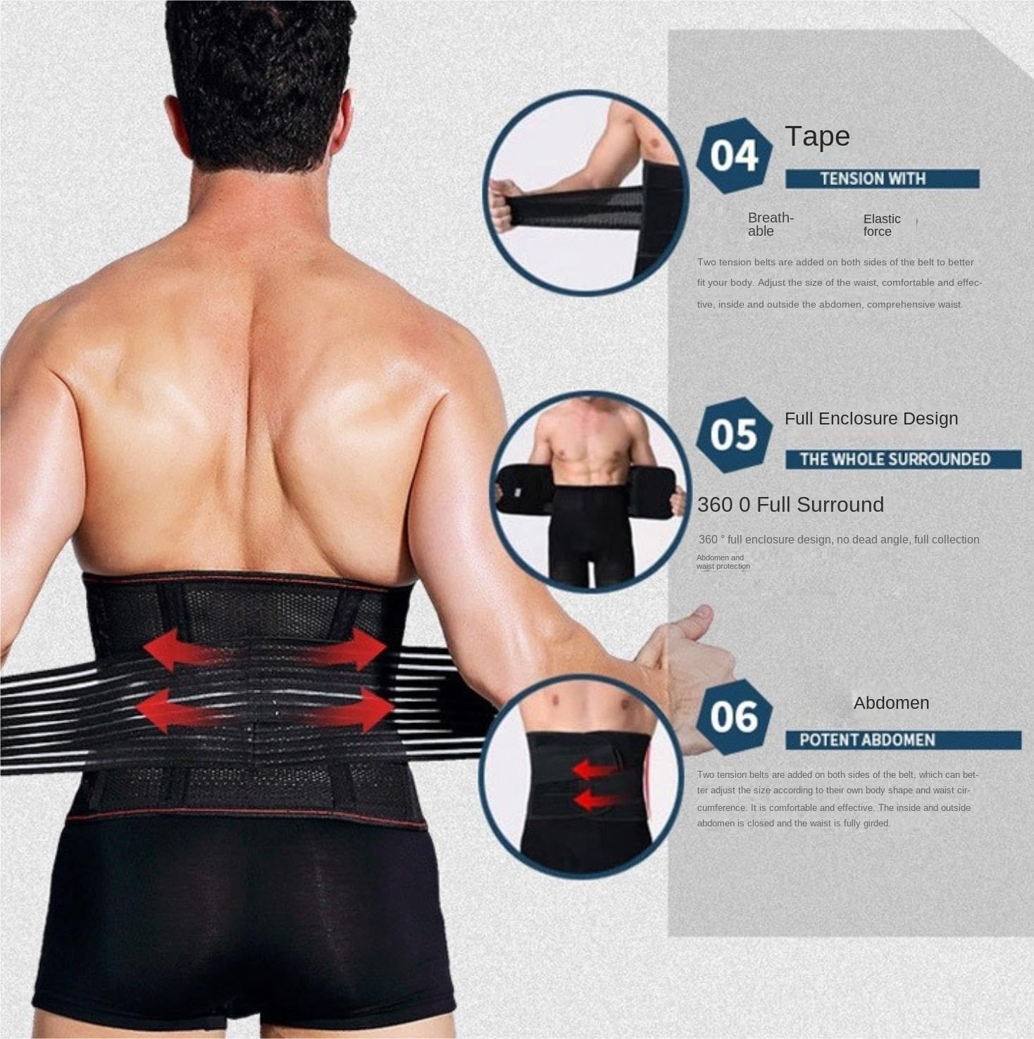 Ceinture de Sudation Ceinture Amincissante Pour Perte De Poids, Ceinture Abdominale, Ceinture De Sport Ceinture Abdominale