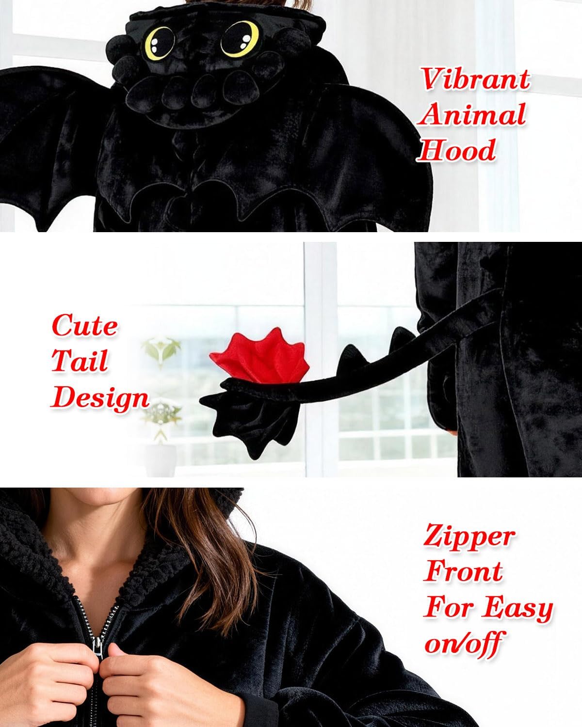 Onesie Pajama for Adults, Animal Costume for Couples, Fleece Cosplay Halloween Jumpsuit Sleepwear for Women Men
