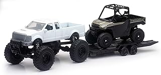 New-Ray Toys 4 X 4 Pick up Truck and Polaris Ranger (Vehicle Colors May Vary)