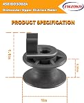 8 pack 4581DD3002A Dishwasher Upper Dishrack Roller Replacement for Kenmore LG Dishwashers Upper Rack Wheels ldf6920st ldf6920bb Replaces 4581DD9001B AP4437685 1266813 EA3523050 AH3523050