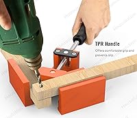 Vista 4 de Housolution Abrazadera de ángulo recto, [2 paquetes] Abrazadera de esquina de aleación de aluminio de 90 ° de un solo mango, herramienta