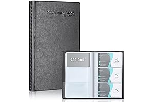 Professional Business Card Holder Booklet