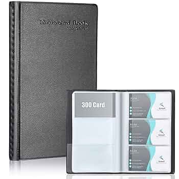 Amazon.com: GOWALL Professional Business Card Book Holder