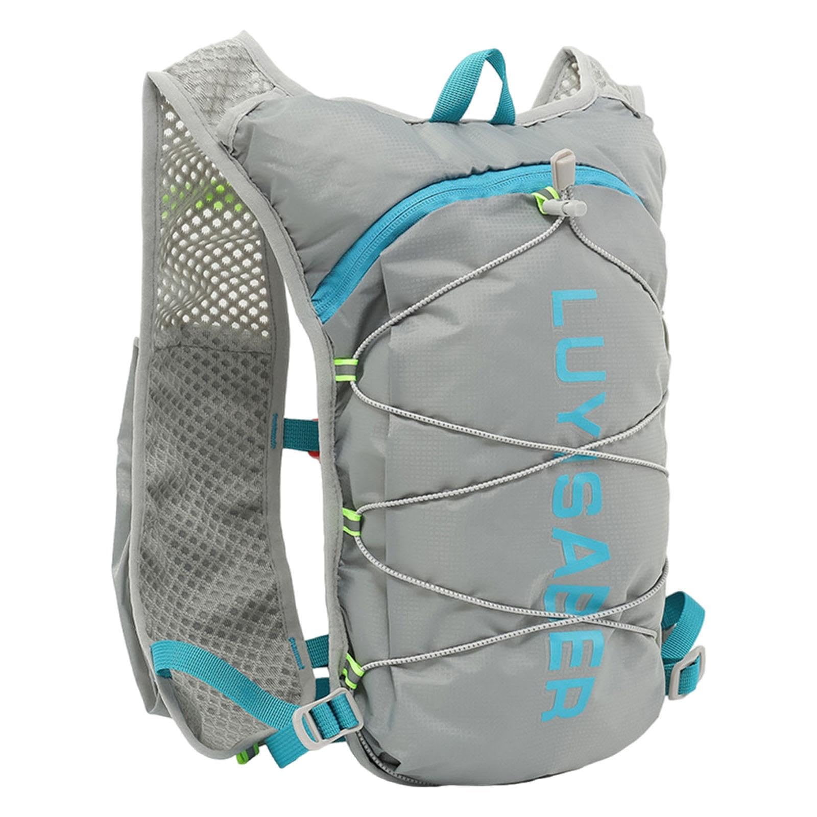 TRENDYNEST Hydration Pack Runner Rucksack Hydration Backpack for Climbing Riding Hiking Gray | Hydration Packs | Bicycle Accessories-image-45