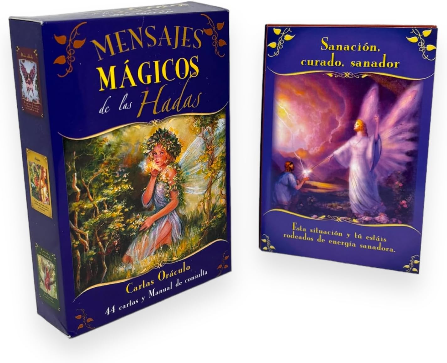 Cartas Oraculo Mensajes Mágicos de las Hadas - Edición en español - 44 Cartas Baraja de cartas en español