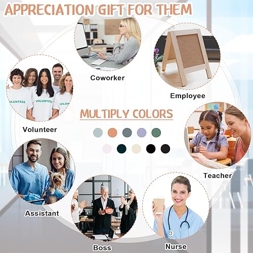 Miniatura 5 de Unittype 50 llaveros acrílicos de agradecimiento a los empleados a granel con borlas, llaveros de agradecimiento, regalo inspirador para