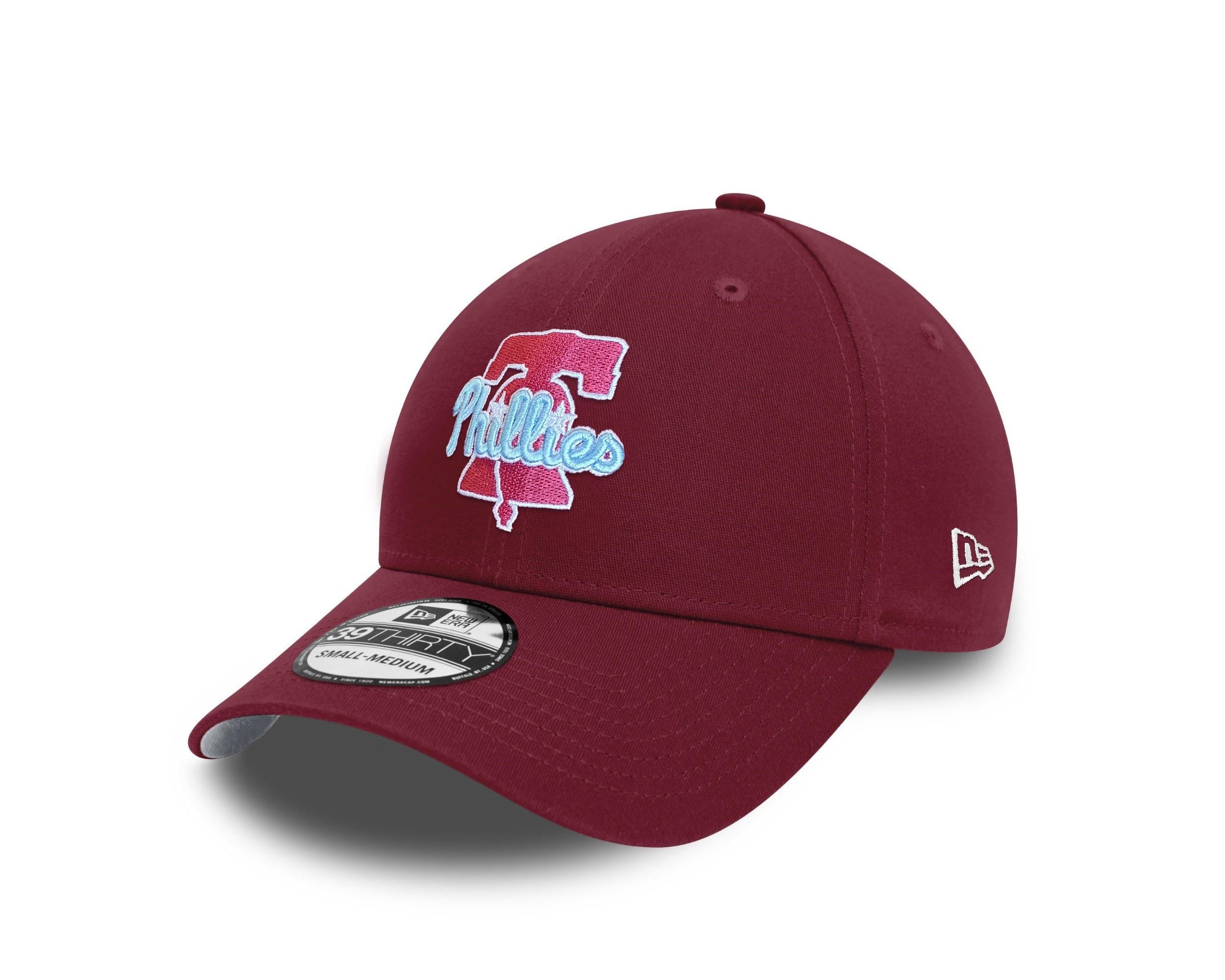 New Era Philadelphia Phillies MLB Maroon 39Thirty Stretch Cap