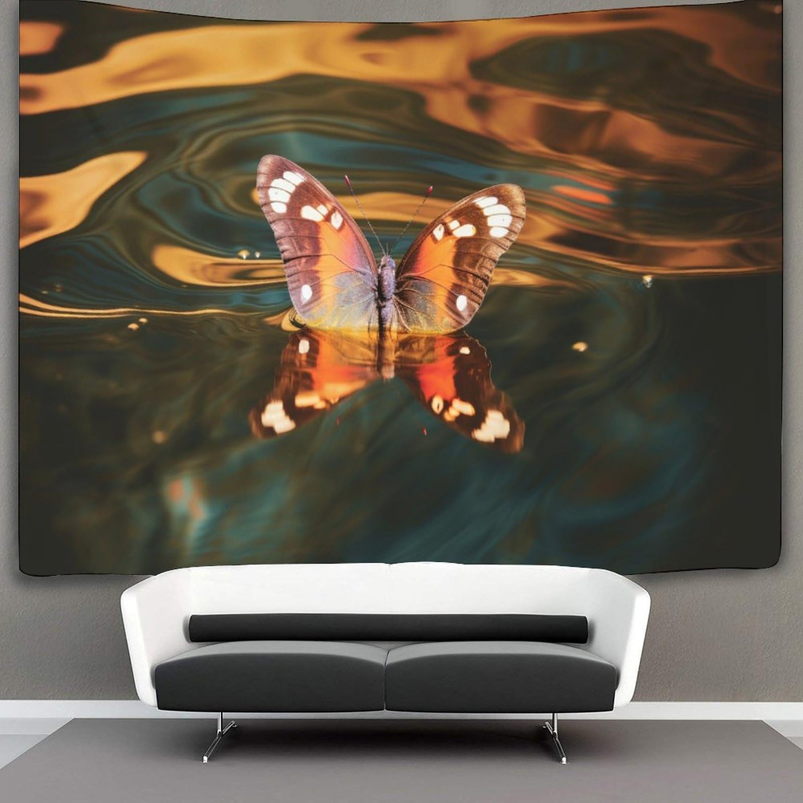 kaiyun Butterfly Tapestry Wall Hanging Wall Art for Living Room Bedroom Dorm 150cmx200cm