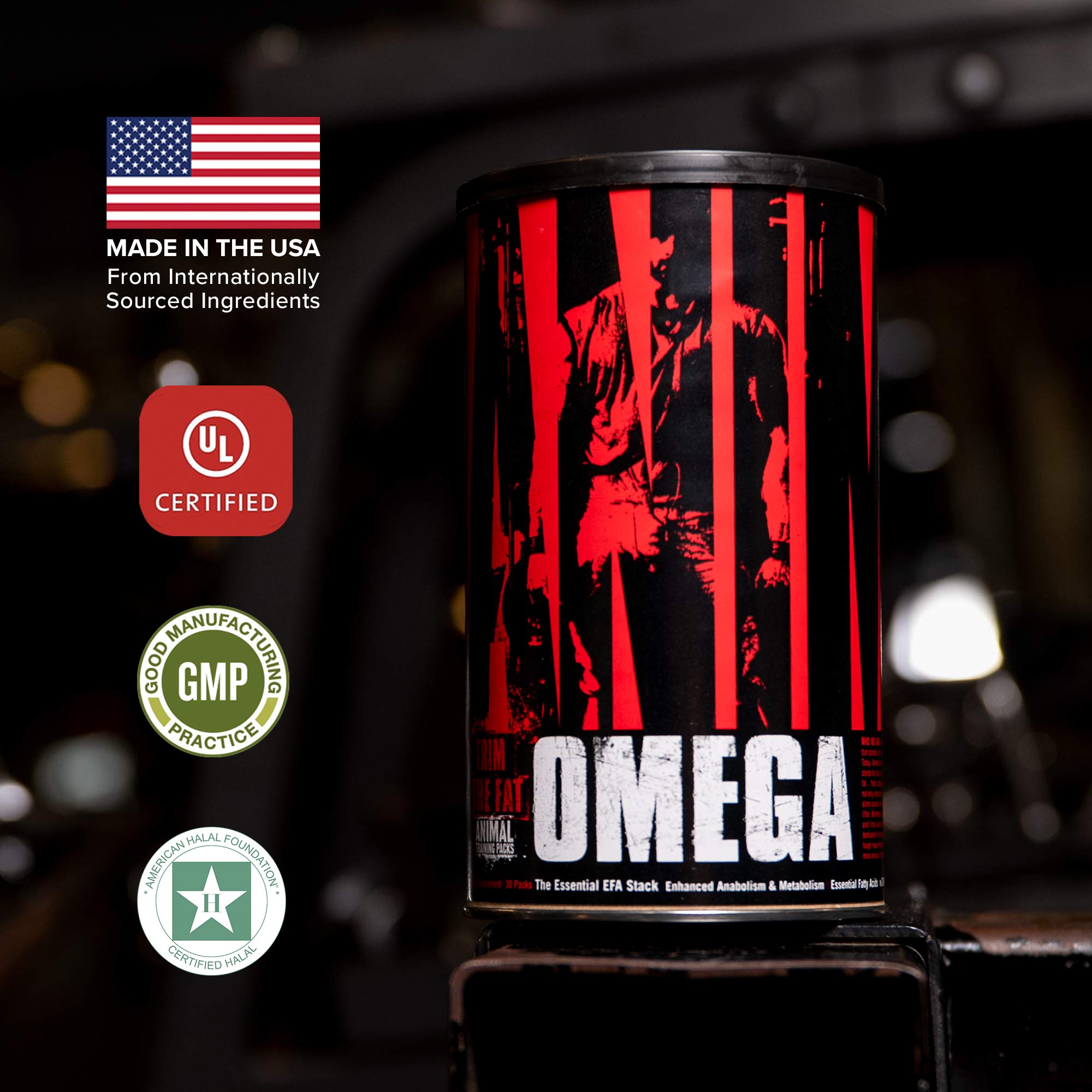 Animal Omega Omega 3 6 Supplement Fish Oil, Flaxseed Oil, Salmon