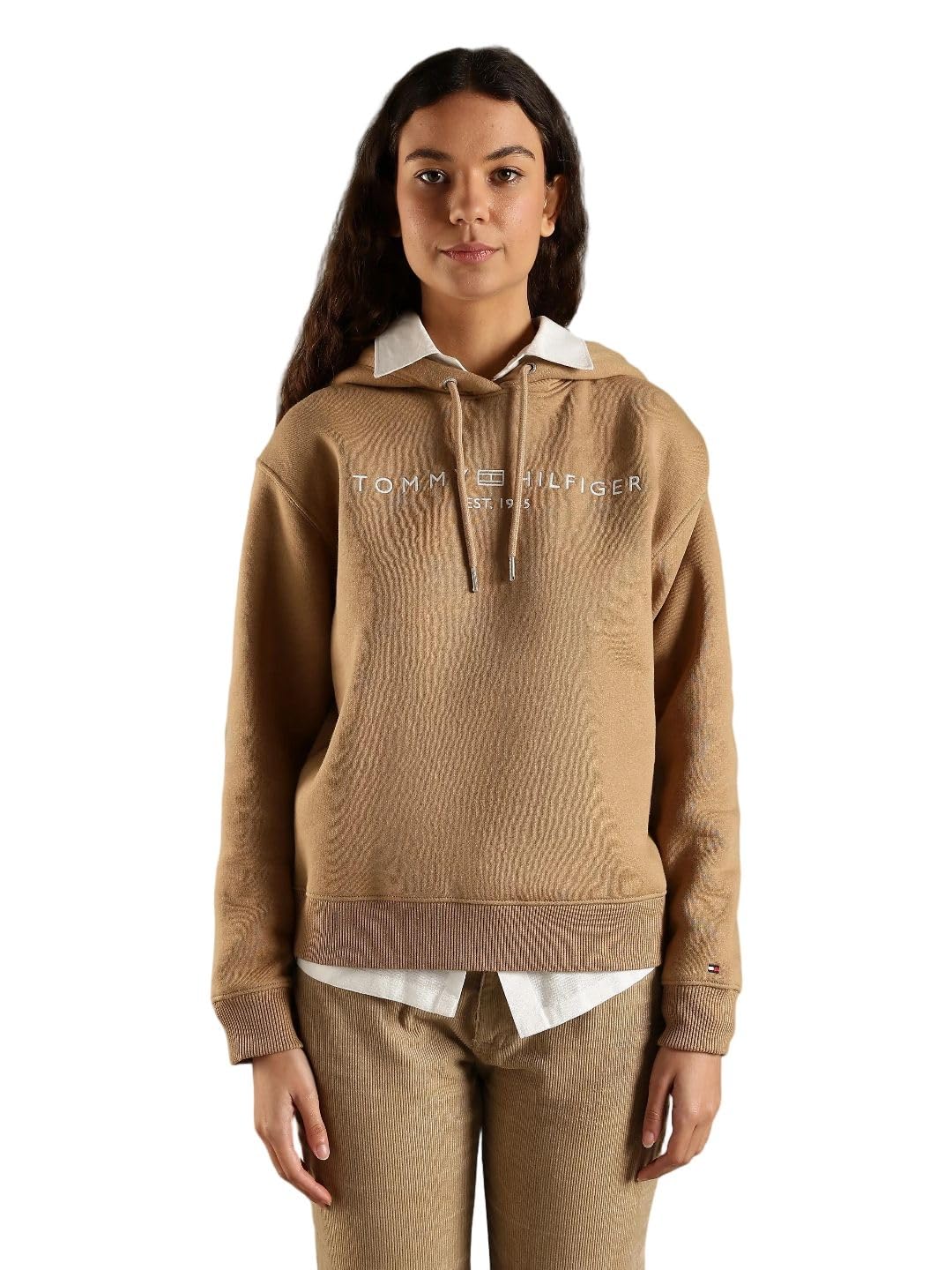 tommy hilfiger Regular fit Cotton Hooded Neck Sweatshirt-picture-37