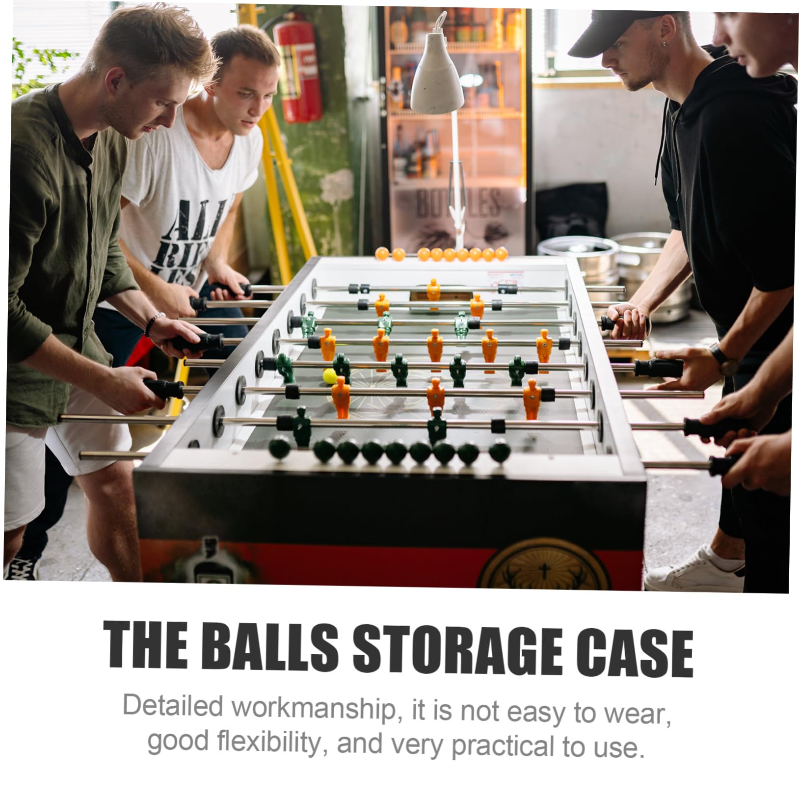 Toyvian Accesorios De Mesa De Reemplazo De Futbolín Accesorios De Futbolín Cajas De Bolas Debajo De La Mesa Accesorios para Futbolín Negro Plástico Ecológico