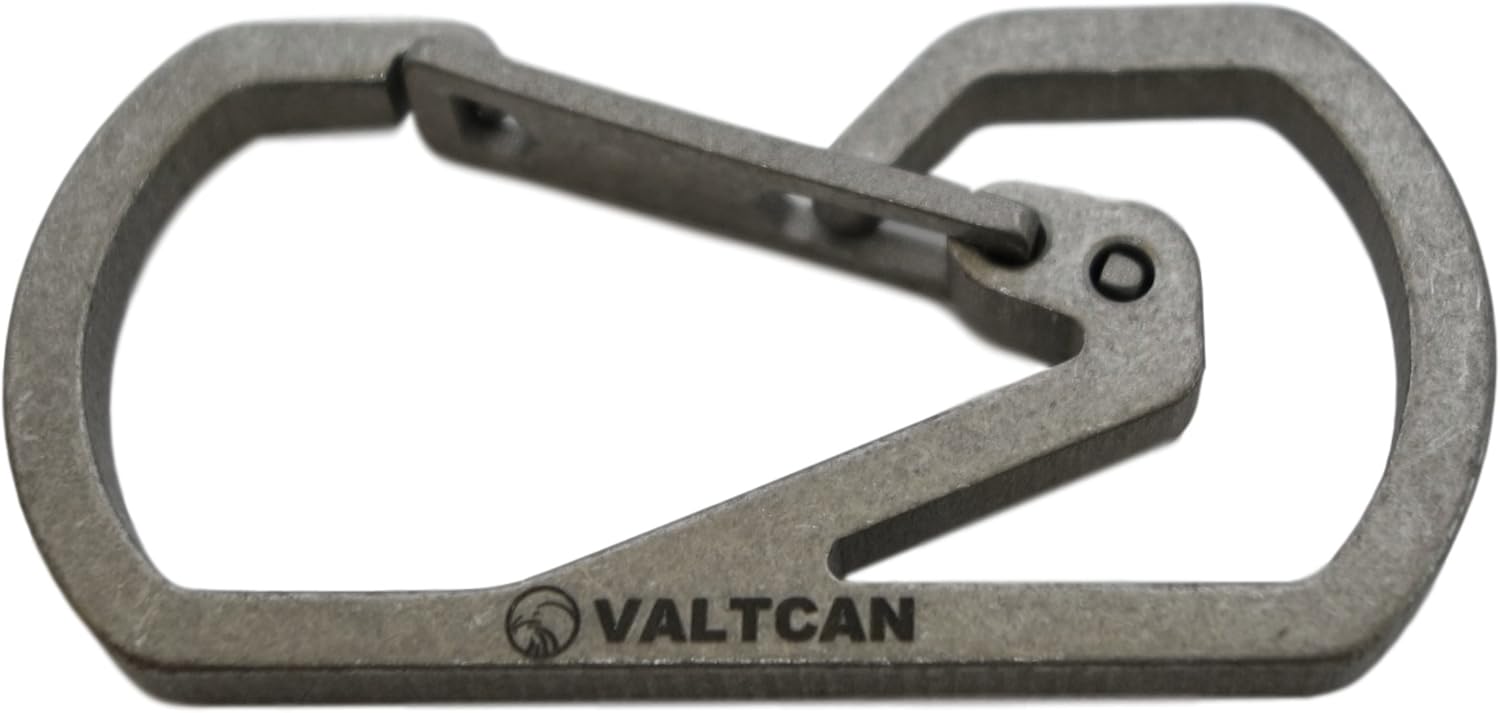 Valtcan Titanium Carabiner Key Chain Holder