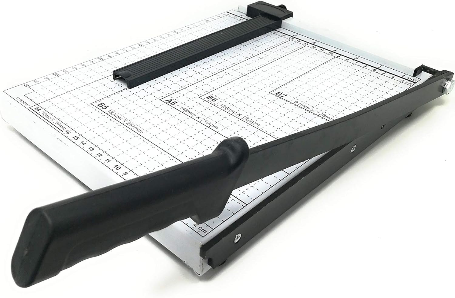 Tagliacarte A Leva Professionale Per Carta A4/A5 | Ghigliottina Con Lama Affilata | Base Pieghevole E Sicura - Foto 10