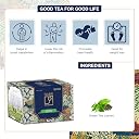Dabri Detox Green Tea 32 Pyramid Dip Tea Bags Combo |Pack of 2 x 16 Tea Bags Each |Fresh Natural flavoured green tea for good health |Rich with Anti-Oxidants |Immunity Booster, Used to Reduces Waist gallery image