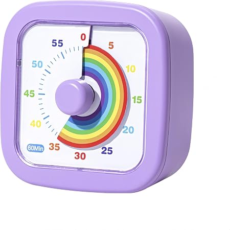 Color Timer Credits Amazon.com: Kids Visual Timer Cute Rainbow - 60 Minute Countdown Timer ...