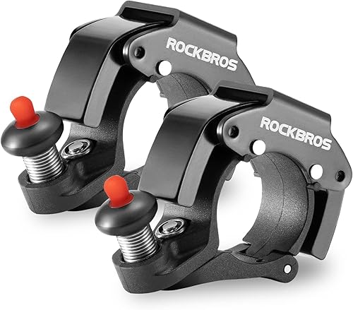 ROCKBROS Campanas de bicicleta ocultas MTB campanas de bicicleta para manubrio de 0.874in, más de 100 dB, sonido claro y largo, bicicleta de