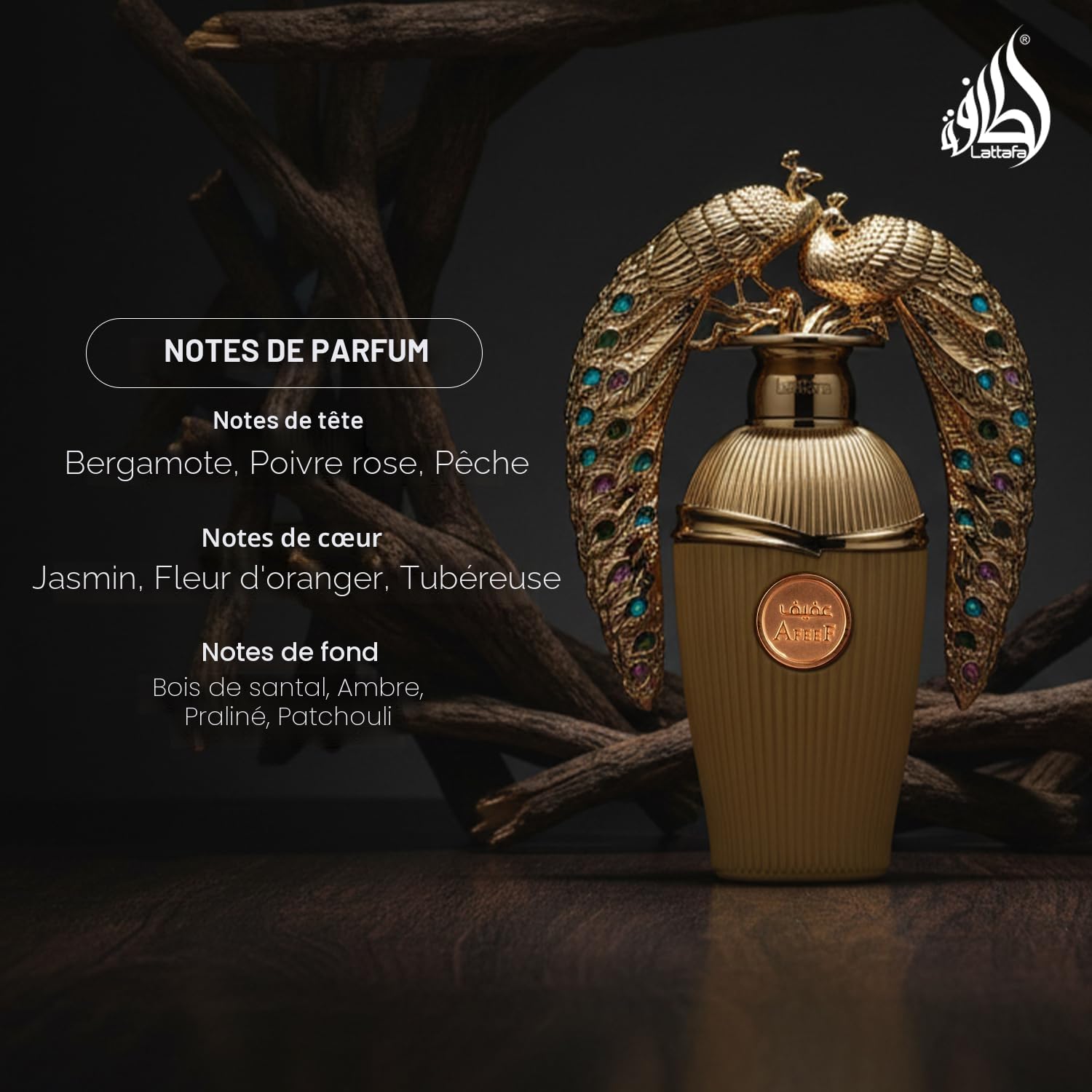 Lattafa Afeef Eau de Parfum Vaporisateur Mixte 100 ml