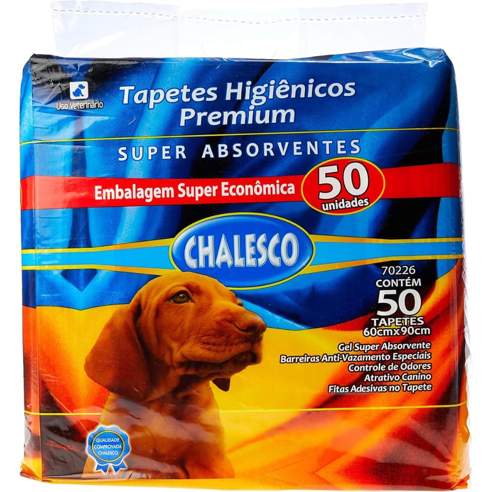 Chalesco Tapete Higiênico Premium 50 Unidades