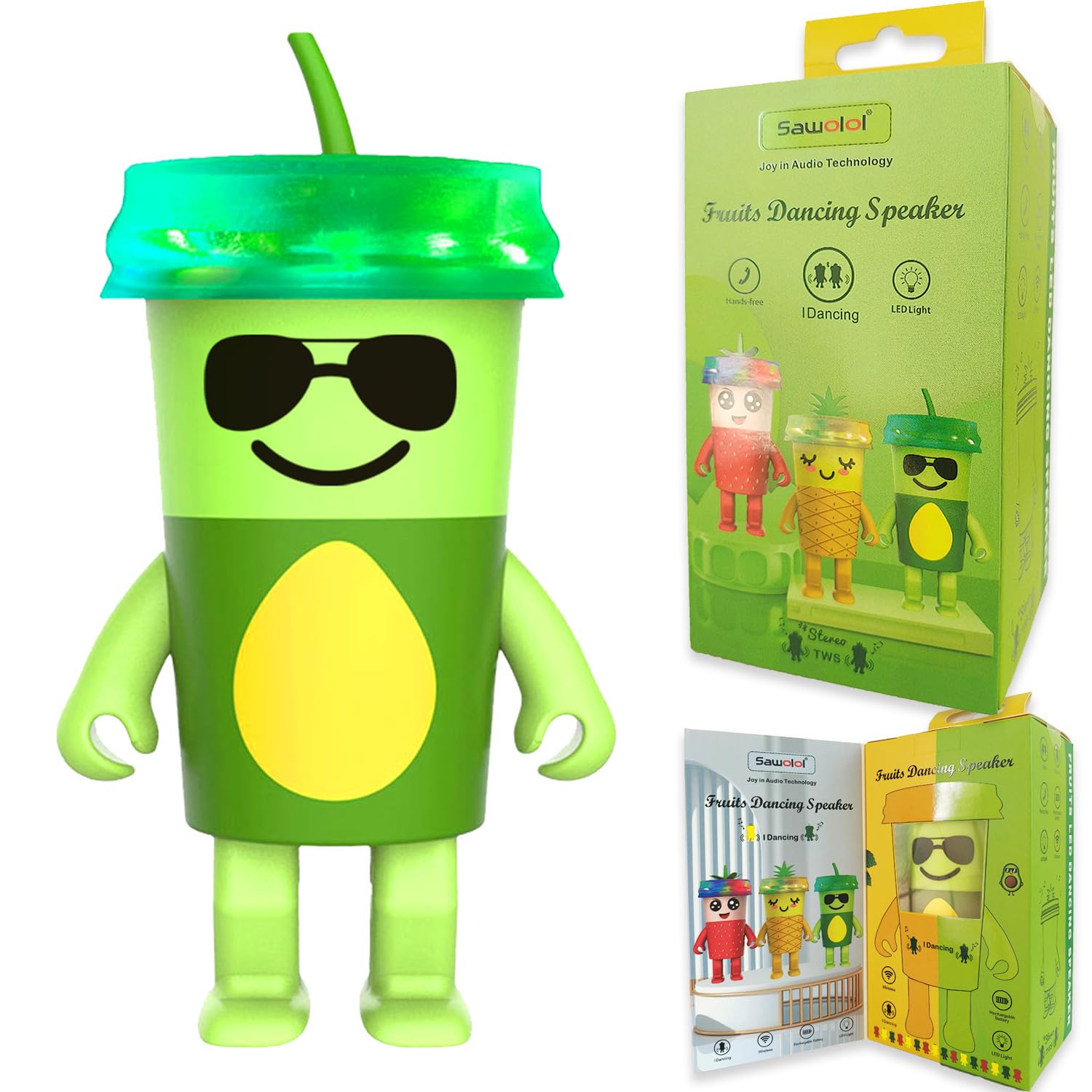 Amazon.com: Sawolol Bluetooth Wireless Kids Speakers: A Dancing