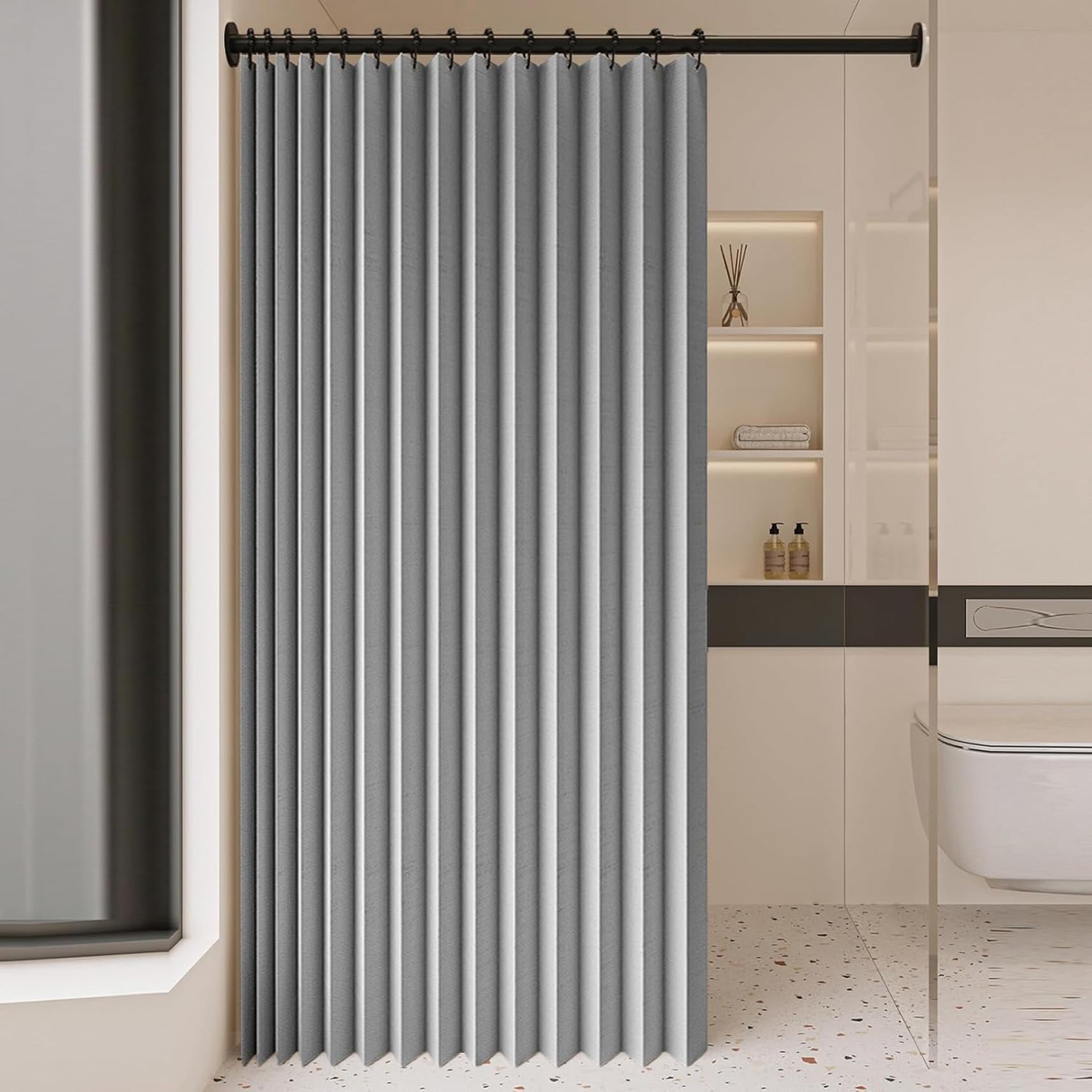 Amazon.co.jp: アコーディオン 折りたたみ式 間仕切りカーテン 138 x