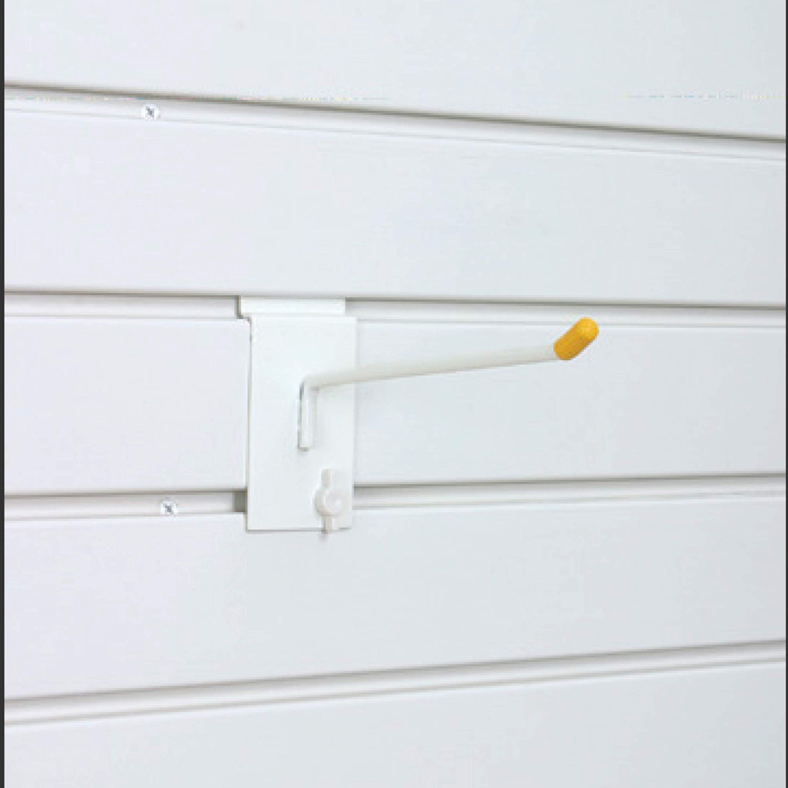 GarageTek Wall Storage PVC SlatWall 8ft x 1ft TekPanel (4Pack