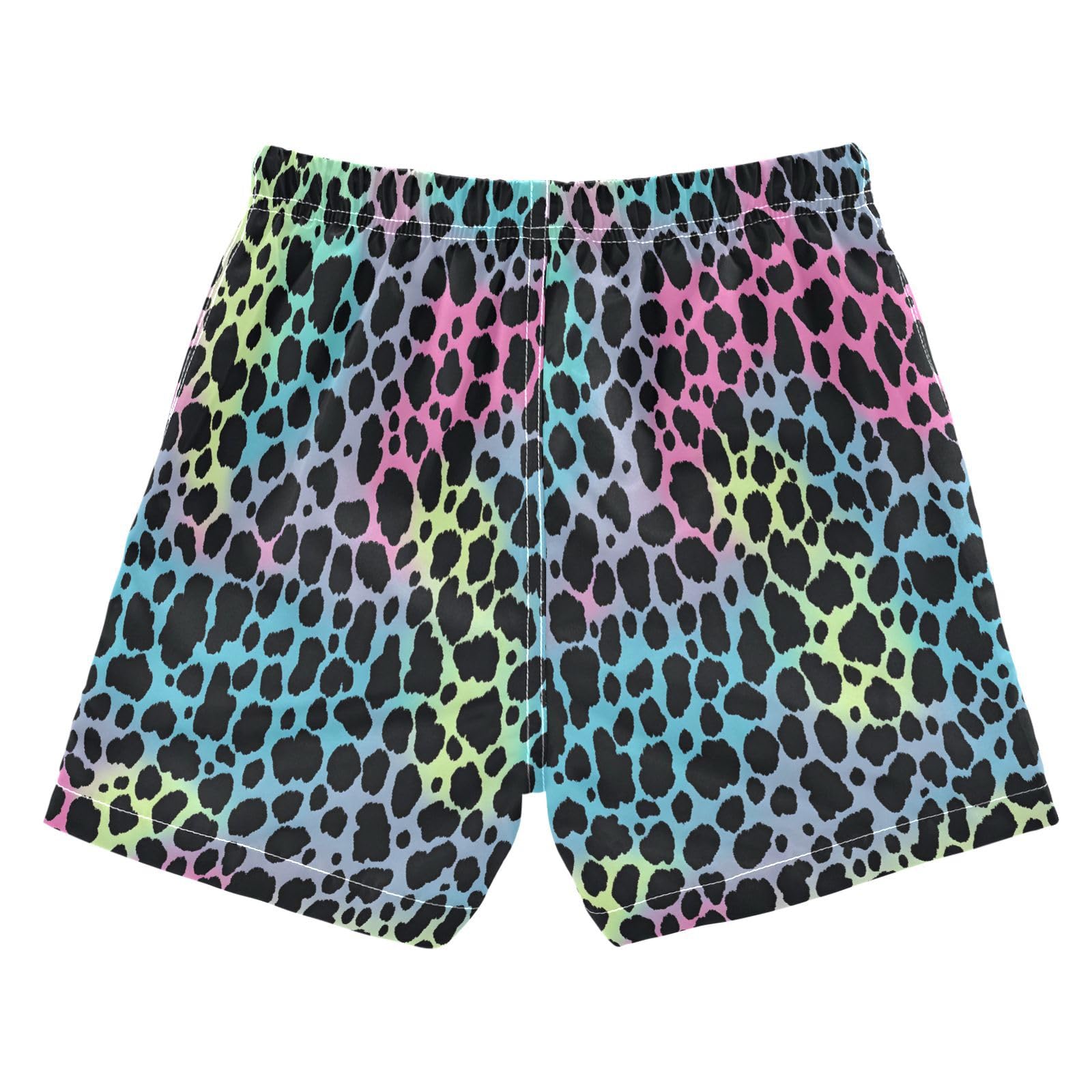 Boys Swim Trunks Toddler Swim Shorts Little Boys Swimwear Yellow Blue Pink Leopard Bathing Suit Swimsuit