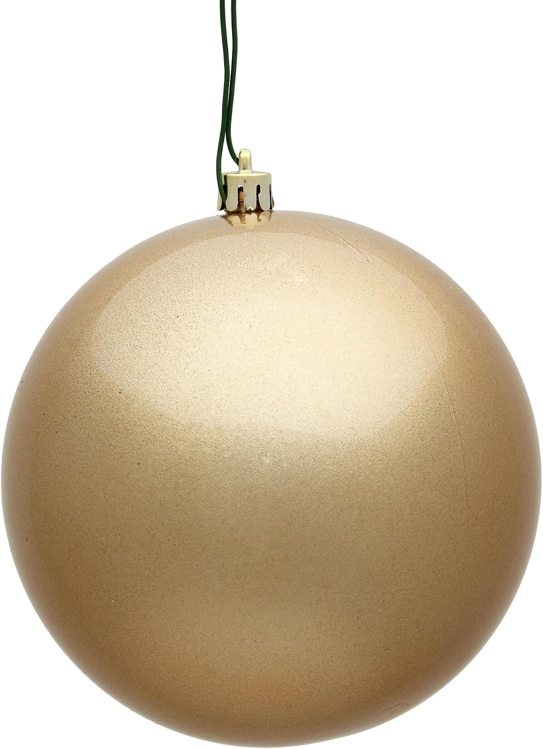 Vickerman 4.75" Cafe Latte Candy Ball Ornament, 4 per Bag