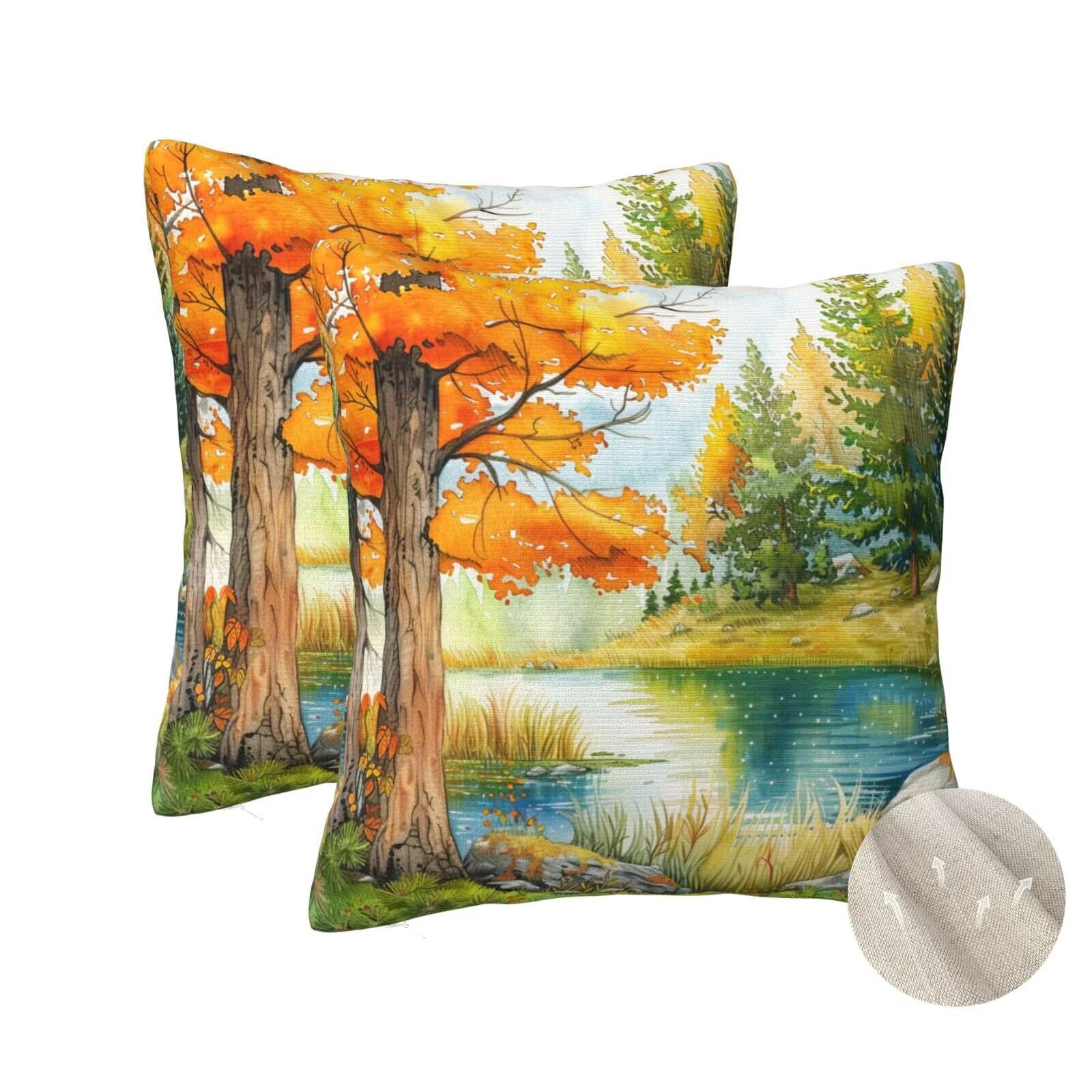 Housses de coussin 60x60 cm pour rénover un canapé usé facilement