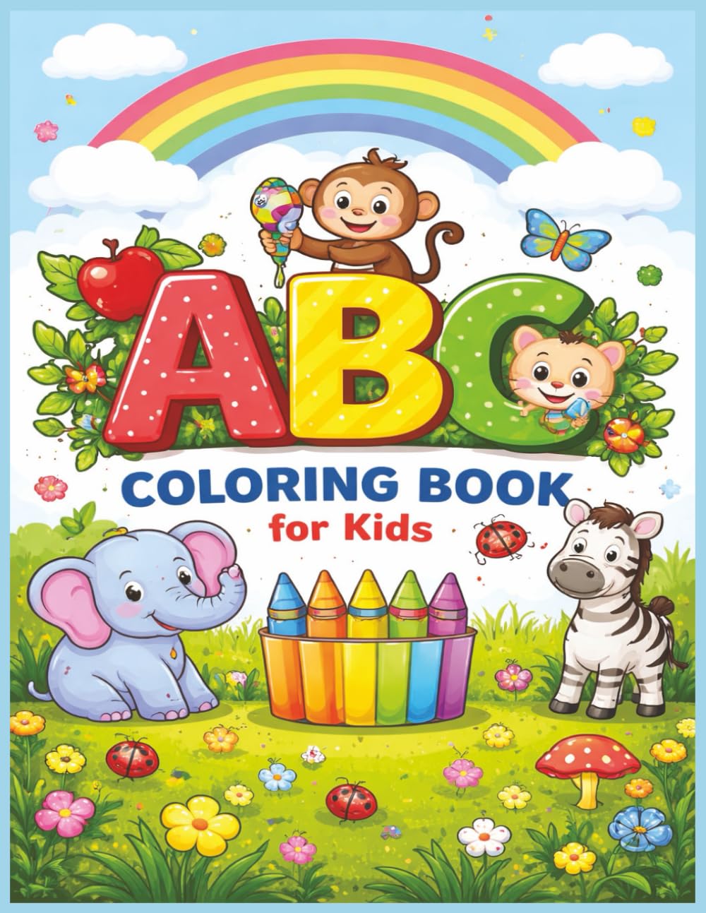 ABC Coloring Book For Kids: Alphabet Coloring Fun for Toddlers & Preschoolers Ages 3–5