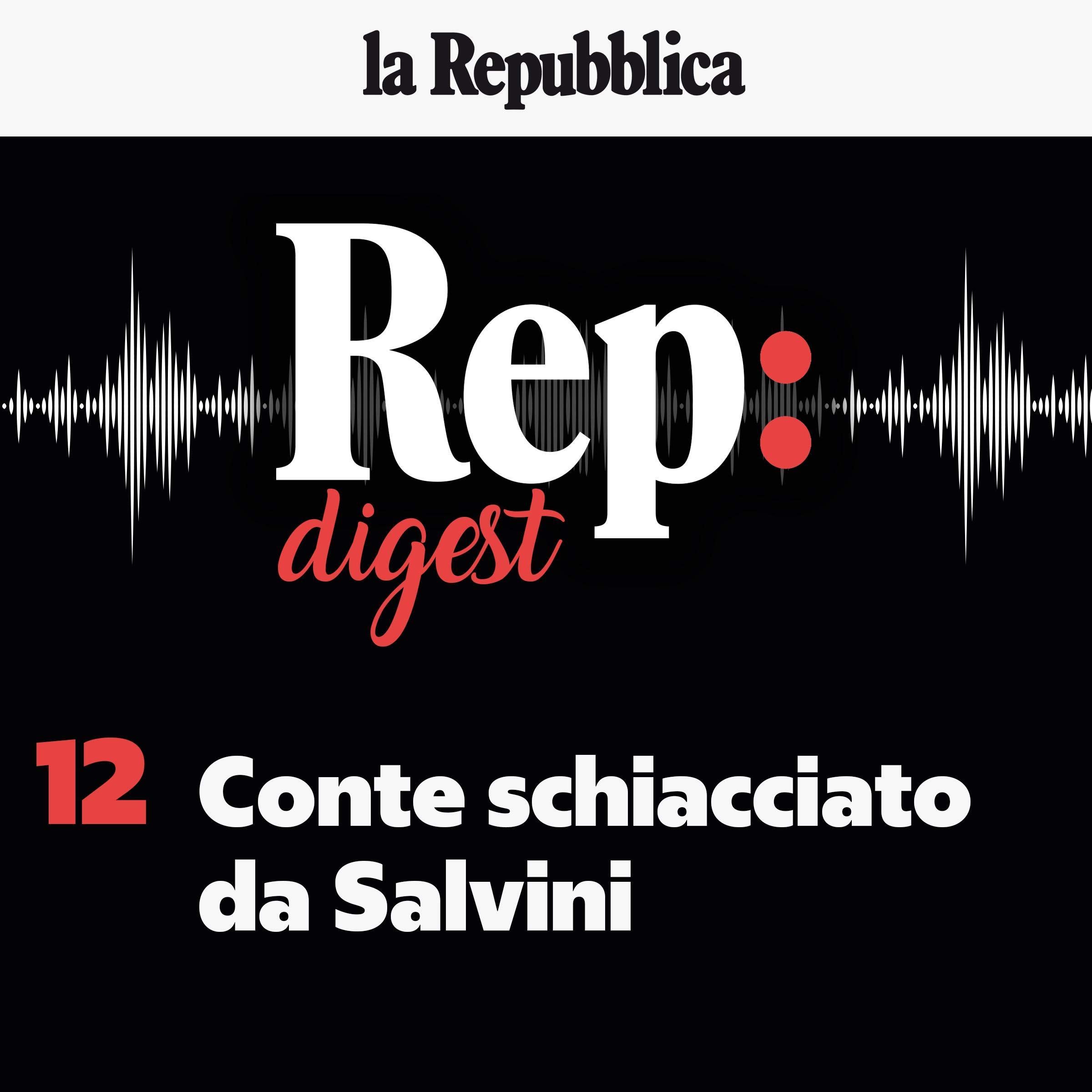 Conte schiacciato da Salvini