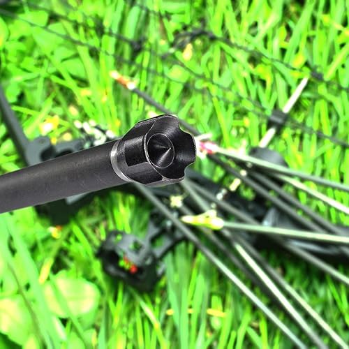 Miniatura 6 de Ontsho Broadheads de juego pequeño 100125 puntos de campo romos con punta ancha y puntas de flecha de tiro con arco y puntas de campo atornilladas