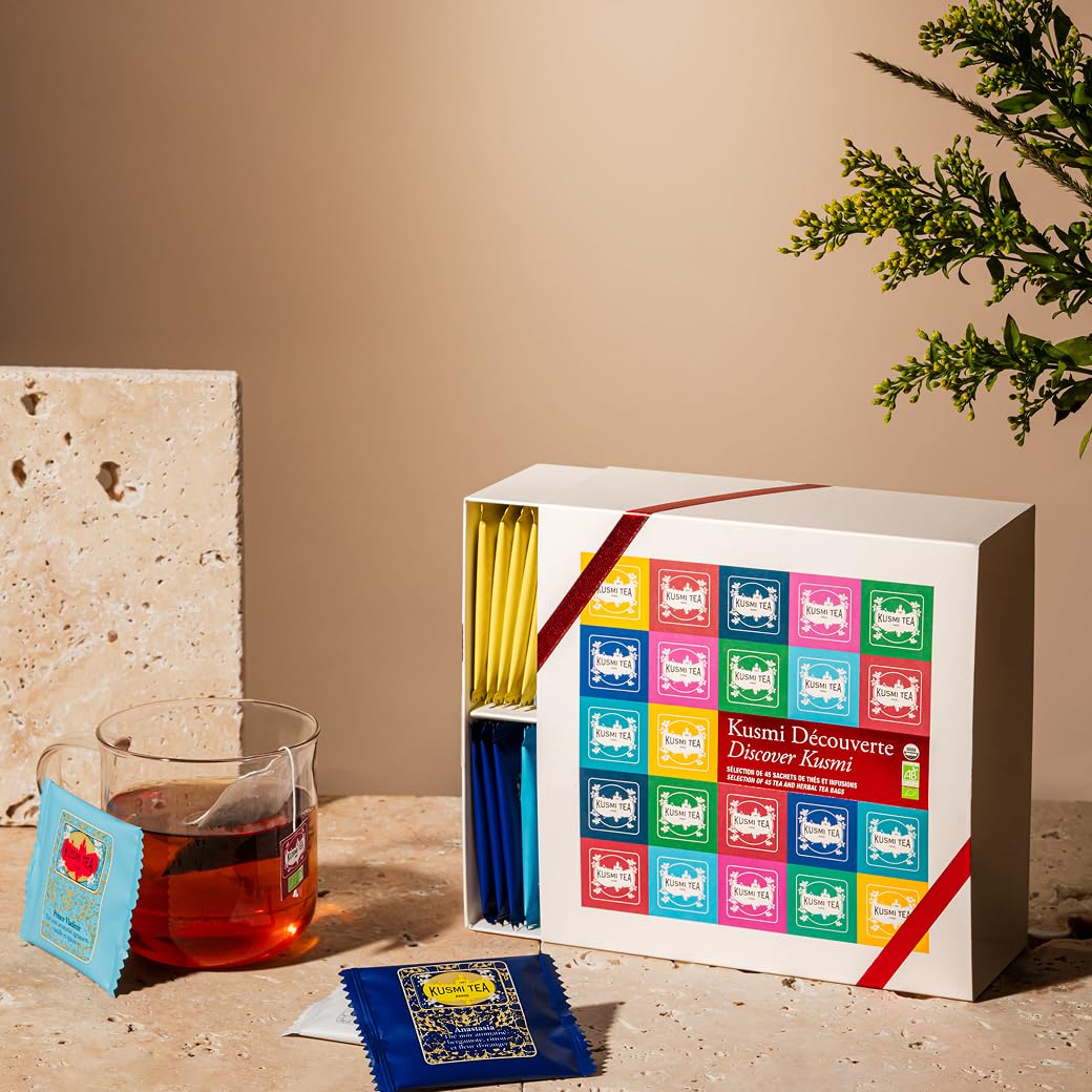 Amazon | KUSMI TEA クスミティー ギフトアソートメント ティーバッグ