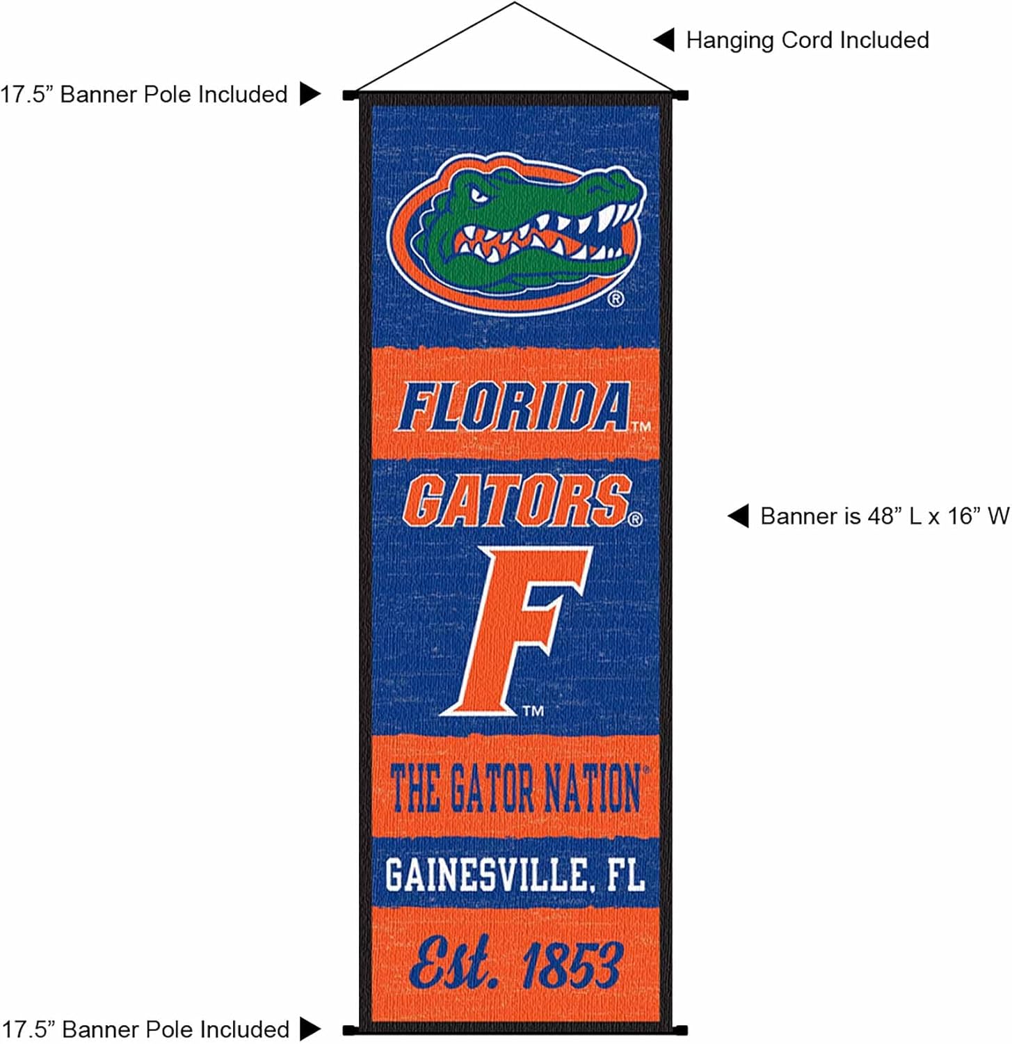 Florida Gators Banner and Scroll Sign
